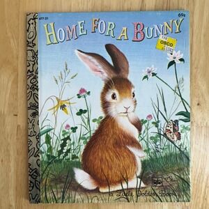 Home for a Bunny Little Golden Book Vintage Childrens Story Book 1980